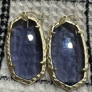 Kendra Scott purple earrings